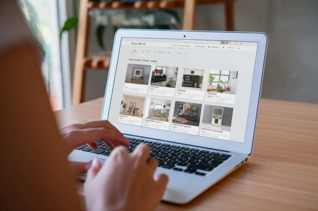 Person creating a listing
